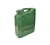 Green Metal Jerry Can 10 Litre for Fuel Storage and Transport