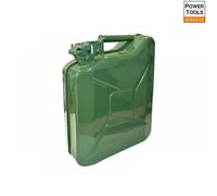 Faithfull Green Steel Jerry Can 10 Litre