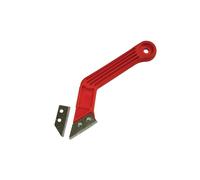 Faithfull Grout Rake With 2 Carbide Blades in Red Faithfull Red