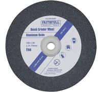 Faithfull GW15020F General Purpose Grinding Wheel 150 x 20mm - Fine Alox