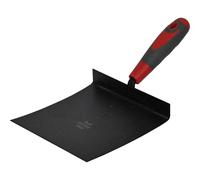 Faithfull SGTHARL Soft-Grip Harling Trowel, 6.5" x 6.5 ", Schwarz