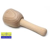 Faithfull Heavy-Duty 90mm Beech Wood Carvers Mallet for Precision Carving