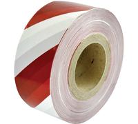 Heavy-Duty Barrier Tape Red & White 70mm x 250m