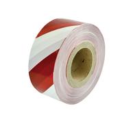 Faithfull Heavy-Duty Barrier Tape Red & White 70mm x 250m 002570250RWTB