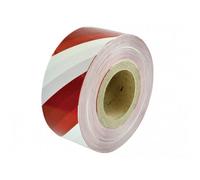 Faithfull Heavy-Duty Barrier Tape Red & White 70mm X 250M Multi Colour (One Size)