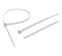 Faithfull Heavy Duty Cable Ties White Pack of 10 600mm 9mm
