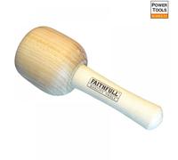 Faithfull FAICM90HD Wood Carvers Beech Mallet 90mm (3.5in) 440g (15.5oz)