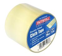 Faithfull Heavy-Duty Double-Sided Cloth Tape 50mm x 4.5m