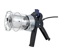 Faithfull Heavy-Duty LED Inspection Lamp - Clamp-On Work Light, 10W LED, 800 Lumens, 240V & 5M Cable with Hanging Hook & Wire Guard