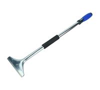 Faithfull Heavy-Duty Long Handle Scraper for Removing Wall Coverings, Wallpaper & Tiles - 150mm (6in) Blade, 600mm (24 in) Length