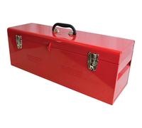 Faithfull Heavy Duty Metal Tool Box and Tote Tray 670mm 218mm 240mm
