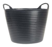 Faithfull Heavy-Duty Polyethylene Flex Tub 60 litres Black