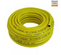 Faithfull Heavy Duty Reinforced Builders Hose 1/2" / 12.5mm 30m Yellow