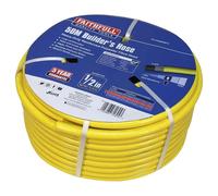 Faithfull CT072023108BKYE02 Heavy-Duty Reinforced Builderfts Hose 50M 12.5Mm (1/2In) Diameter
