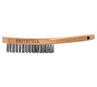 Faithfull Heavy-Duty Scratch Brush Four Row Fai6804F