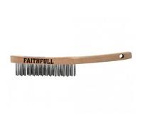 Faithfull Heavy-Duty Scratch Brush Multi Colour (Three Row)