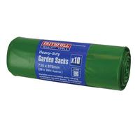 Faithfull Heavy-Duty Strong Garden Sacks (Roll 10)