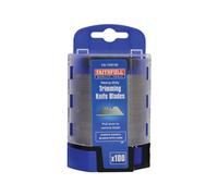 Faithfull Heavy Duty Trim Knife Blades (Dispenser 100)