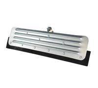 Faithfull Heavy-Duty Yard Squeegee 22in (559mm) - Straight Head, CRC Steel, Rubber Blade - Cleaning & Clearing Hand Tool for Agricultural, Industrial & Outdoor Environments