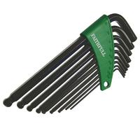 Faithfull Imperial Ball End Long Arm Hexagon Key Set 9 Piece