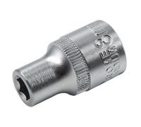 Faithfull Hex Socket 1/2In Drive 8mm Faisoc128Q