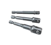 Faithfull Hex To Square Drive Adaptor Set, 3 Piece