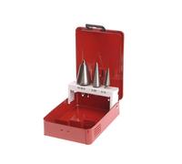 Faithfull 3 Piece HSS Taper Cone Drill Bit Set