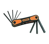 Faithfull FAIHKSF8M Hexagon Key Folding Set of 8 Metric (1.5-8mm)