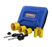 Faithfull Holesaw Kit 9PC - Electricians