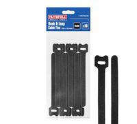 Faithfull Hook & Loop Cable Ties 150mm x 12.5mm (Pack of 10) - Reusable Cable Straps with High Strength & Wide Temperature Range for Cable Management, Organisation & General Indoor & Outdoor Securing