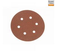 Faithfull Hook & Loop Sanding Disc DID2 Holed 150mm x 80G (Pack 25)