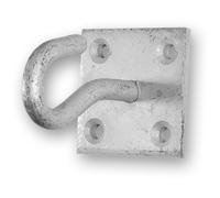 Faithfull Hook On Plate - Galvanised