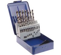 Faithfull HSS Drill Bit Set of 19 M2 1 - 10mm & Case