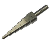 Faithfull HSS Step Drill Bit 4-14mm, 6-20mm, 6-30mm, Set of 3 (4-30mm)