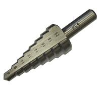 Faithfull HSS Step Drill Bit 4-14mm, 6-20mm, 6-30mm, Set of 3 (4-30mm)