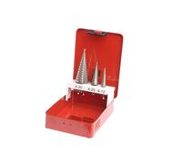 Faithfull SDSET3 HSS Step Drill Set (3 Pieces)