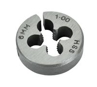 Faithfull HSS Straight Flute Split Die M3,M4,M5,M6,M8,M10,M12 | 0.5 to 1.75 OD