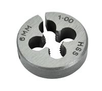 Faithfull HSS Straight Flute Split Die M6 x 1.0 (13/16 O.D)