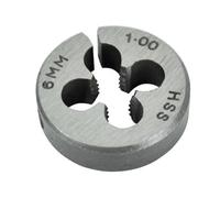 Faithfull Hss Straight Flute Split Die M6 X 1.0 - High-Speed Steel Precision Tool