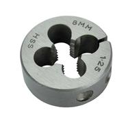 Faithfull HSS Straight Flute Split Die M8 x 1.25 (1in O.D)