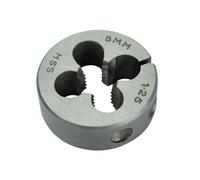 Faithfull ADR8295 Hss Straight Flute Split Die M8 X 1.25 1In Od