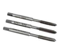 Faithfull HSS Straight Flute Tap Set M4 x 0.7, 3 Piece FAIHSSTM4