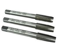 Faithfull HSS Straight Flute Tap Set, 3pcs, M3, M4, M5, M6, M8, M10, M12