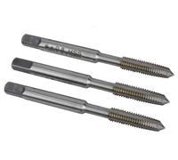 Faithfull HSS Straight Flute Tap Set, 3pcs, M3, M4, M5, M6, M8, M10, M12