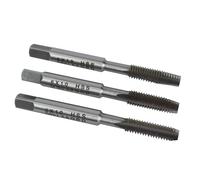 Faithfull FAIHSSTM6 HSS Straight Flute Tap Set M6 x 1.0, 3 Piece