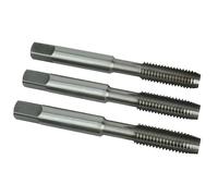 Faithfull HSS Straight Flute Tap Set M8 x 1.25, 3 Piece