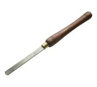 Faithfull HSS Turning Chisel 15mm (5/8in) Round Nose | HSS Blade, FSC® Certified Walnut Handle, Full Sized Contoured Handle, Brass Ferrule for Hollowing & Concaving