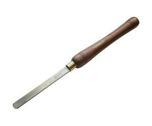 Faithfull HSS Turning Chisel 15mm (5/8in) Round Nose | HSS Blade, FSC® Certified Walnut Handle, Full Sized Contoured Handle, Brass Ferrule for Hollowing & Concaving