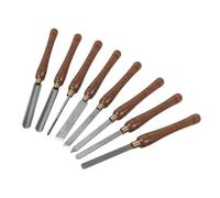 Faithfull HSS Woodturning Chisel Set of 8 in Wooden Box