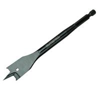 Faithfull Impact Rated Flat Bit 28mm Hexagonal Shank for Timber Drilling